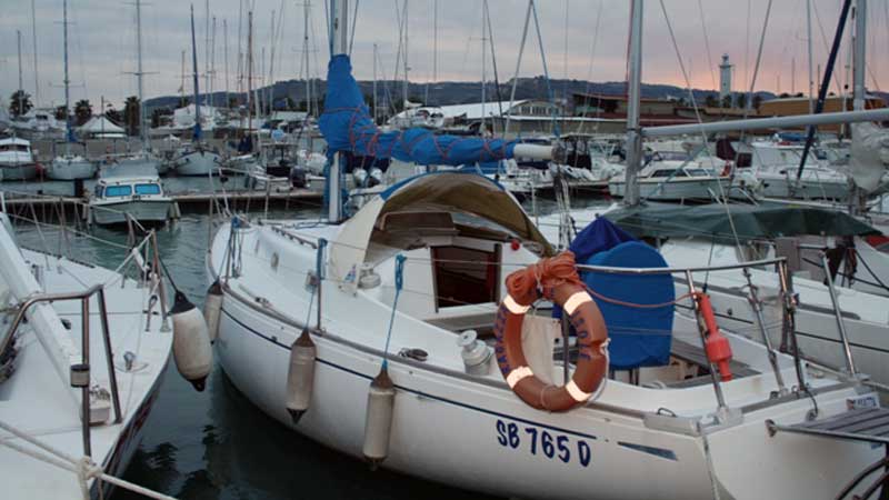 Sail cruiser ALPA 950, all board equipment, RINA July 2015, general ma...